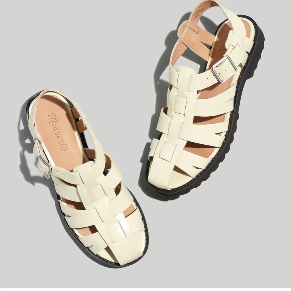 Madewell Cari Fisherman Sandal Size 9 Worn three times great condition no damage